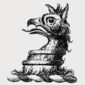 Collyn family crest, coat of arms