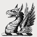 Slaney family crest, coat of arms