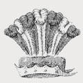 Astley family crest, coat of arms