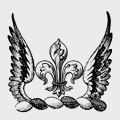 Montolieu family crest, coat of arms