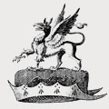 Umpton family crest, coat of arms