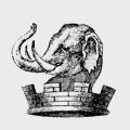 Saunders family crest, coat of arms