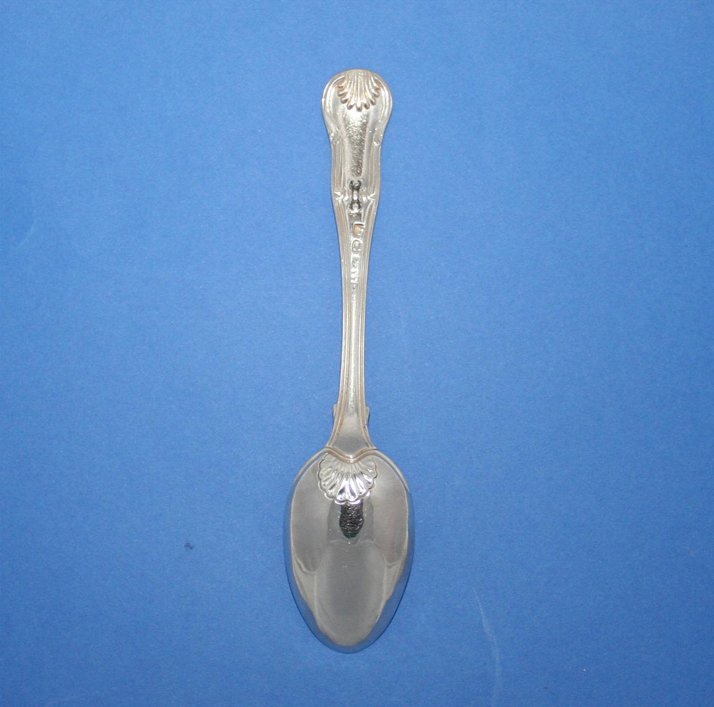 A Regency King's pattern sterling silver teaspoon