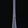 Four Modern Hanoverian pattern sterling silver dessert spoons