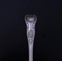 Seven Victorian silver dessert spoons