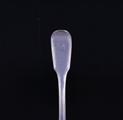 Five George IV fiddle and thread pattern sterling silver dessert spoons