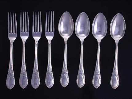 Collection of modern sterling silver flatware
