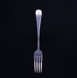 A Scottish Regency Old English pattern sterling silver table fork