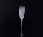 Four William IV silver dessert spoons