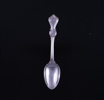 A George V Albert pattern sterling silver dessert spoon