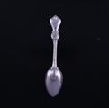 A George V Albert pattern sterling silver dessert spoon