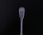 A set of six Regency fiddle and thread pattern sterling silver dessert forks