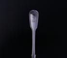 A set of six Regency fiddle and thread pattern sterling silver dessert forks