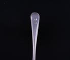 A George III Old English thread pattern sterling silver dessert spoon