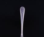 A George III Old English thread pattern sterling silver dessert spoon