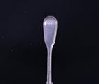 A William IV fiddle and thread pattern sterling silver dessert fork