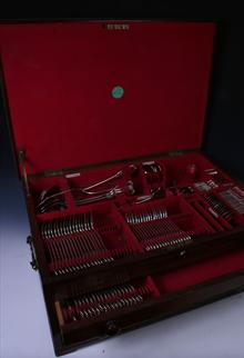 A Victorian 108 piece service of sterling silver flatware