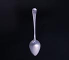 A George III Old English pattern sterling silver dessert spoon