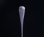 Pair of George III Old English pattern sterling silver table spoons