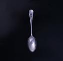 An Edwardian Old English pattern sterling silver dessert spoon