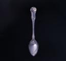 A George III King's Hourglass pattern sterling silver dessert spoon