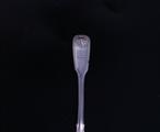 A George V fiddle, thread and shell pattern sterling silver teaspoon