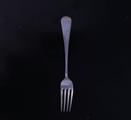 A Regency Old English pattern sterling silver table fork