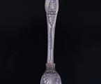 Six Victorian silver table forks