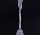 Eight silver table forks
