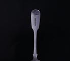 A set of six Victorian fiddle pattern sterling silver dessert spoons
