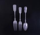 Part Victorian silver service