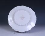 A Worcester porcelain armorial plate