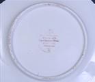 A Worcester porcelain armorial plate