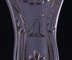 Four William IV silver table forks