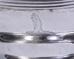Pair Victorian silver salts