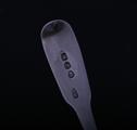 A George III sterling silver fiddle pattern teaspoon
