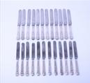 A William IV 80 piece King's pattern sterling silver service