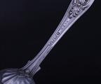 Pair of Victorian King's pattern sterling silver salt spoons