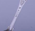 A Victorian King's pattern sterling silver dessert fork
