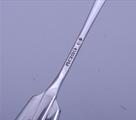 A Victorian Old English feather edge pattern sterling silver fish knife