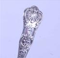 Three sterling silver dessert forks