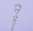 A George IV Queen's pattern sterling silver dessert fork
