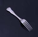 A William IV King's pattern sterling silver dessert fork