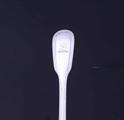 A Victorian sterling silver fiddle and thread pattern teaspoon