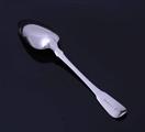 A George III sterling silver fiddle pattern table spoon