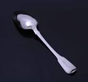 A George IV sterling silver fiddle pattern table spoon