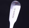 A George IV sterling silver fiddle pattern table spoon