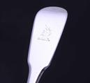 A George IV sterling silver fiddle pattern table spoon