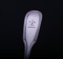 A William IV fiddle and thread pattern sterling silver teaspoon
