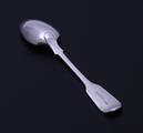 A George III fiddle and thread pattern sterling silver teaspoon